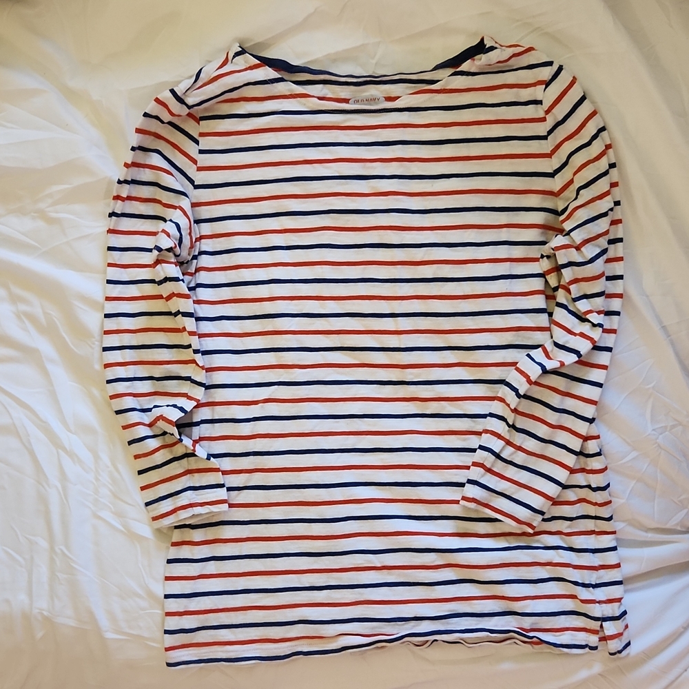Old Navy Boat neck Striped Top